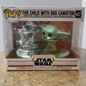 Funko Pop! of The Child with Silver Egg Canister